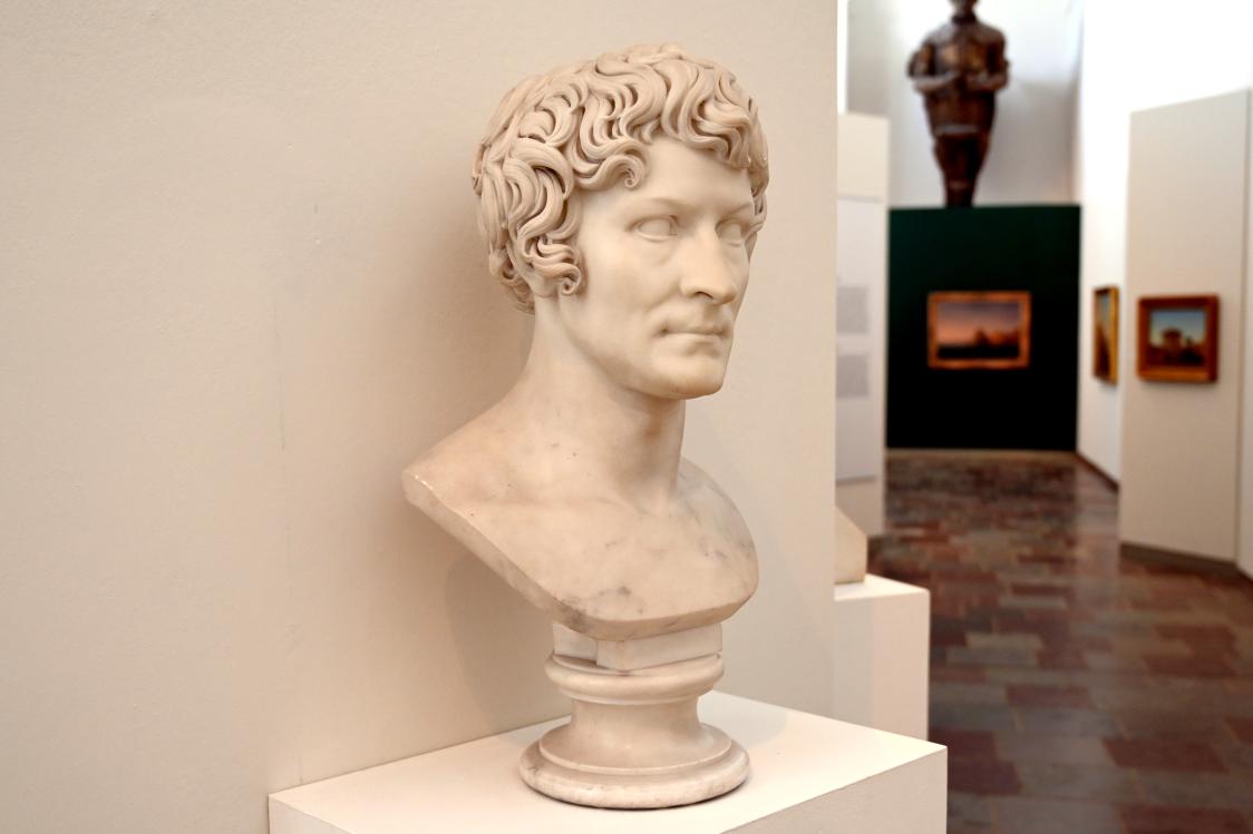Christian Daniel Rauch (1811–1856), Berthel Thorvaldsen (1770-1844), Schleswig, Landesmuseum für Kunst und Kulturgeschichte, Saal 44, 1812–1816, Bild 2/3