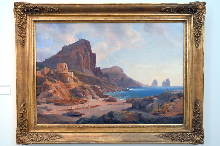 Louis Gurlitt (1840–1864), Marina Piccola auf Capri, Schleswig, Landesmuseum für Kunst und Kulturgeschichte, Saal 44, 1844, Bild 1/2