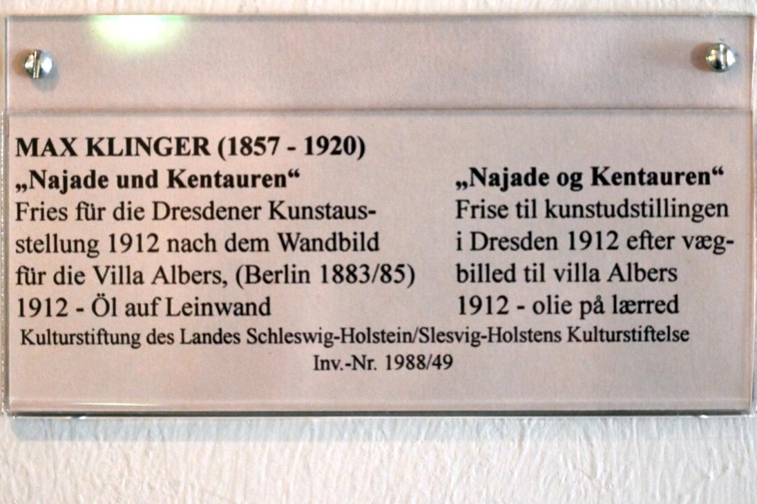 Max Klinger (1878–1915), Najade und Kentauren, Schleswig, Landesmuseum für Kunst und Kulturgeschichte, Jugendstil, 1912, Bild 2/2