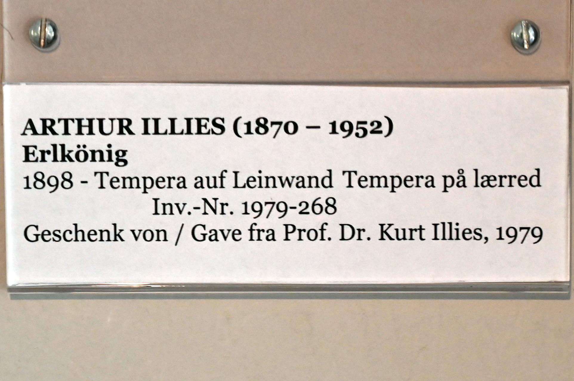 Arthur Illies (1895–1912), Erlkönig, Schleswig, Landesmuseum für Kunst und Kulturgeschichte, Jugendstil, 1898, Bild 2/2