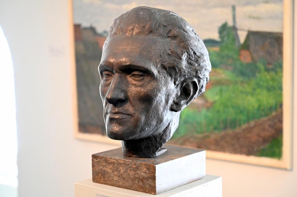 Hans Schwegerle (1906–1936), Portrait Stefan George, Schleswig, Landesmuseum für Kunst und Kulturgeschichte, Jugendstil, 1936, Bild 2/3