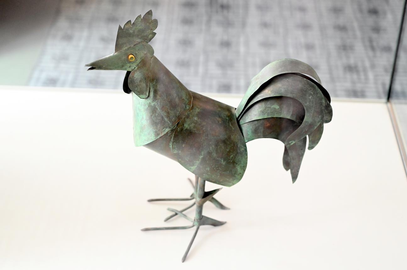 Richard Luksch (1900–1925), Hahn, Schleswig, Landesmuseum für Kunst und Kulturgeschichte, Jugendstil, um 1925, Bild 2/3