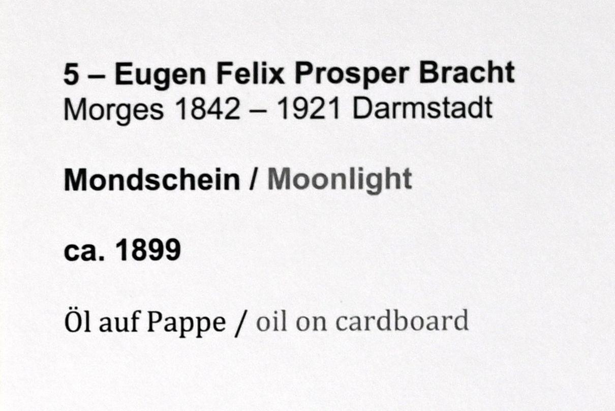 Eugen Bracht (1861–1902), Mondschein, Kiel, Kunsthalle, Landschaften, um 1899, Bild 2/2