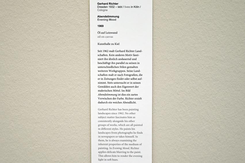 Gerhard Richter (1963–2020), Abendstimmung, Kiel, Kunsthalle, Landschaften, 1969, Bild 2/2