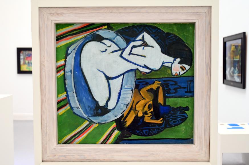 Ernst Ludwig Kirchner (1904–1933): Weiblicher Akt im Tub, um 1911