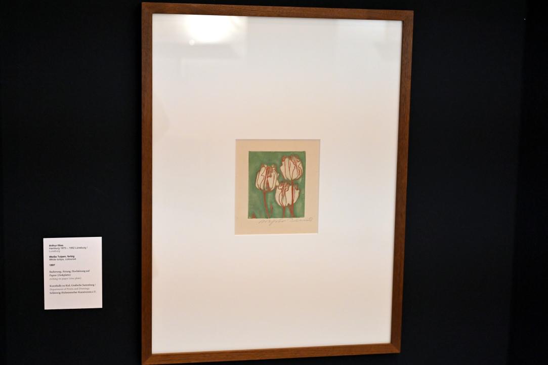 Arthur Illies (1895–1912), Weiße Tulpen, Kiel, Kunsthalle, Pflanzen, 1897, Bild 2/3