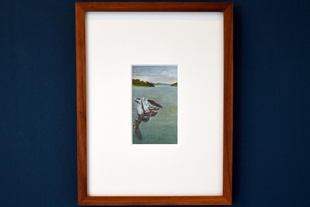 Anita Albus (1986–2004), Das dreizehige Faultier - Bradypus tridactylus, Kiel, Kunsthalle, Pflanzen, 1987, Bild 2/3