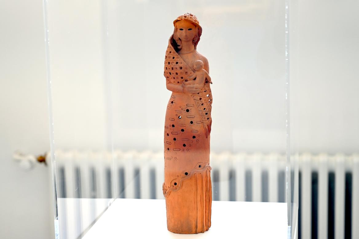 Gertrud Wiebke Schröder (1932), Weibliche Figur mit Kind, Kiel, Kunsthalle, Künstlerinnen um 1900, 1932