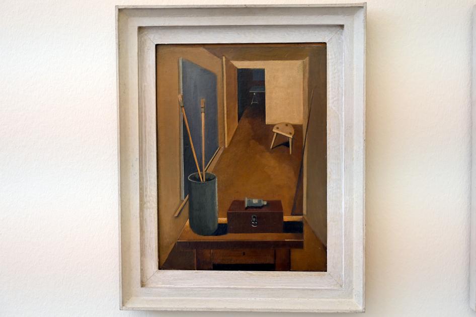 Gottfried Brockmann (1927–1930), Atelier "Hungerturm" 1, Kiel, Kunsthalle, Interieur, 1928