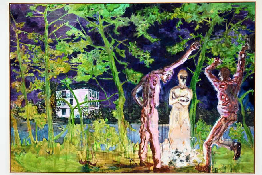 Daniel Richter (1999–2001), Billard um halbzehn, Kiel, Kunsthalle, Galerie 1, 2001