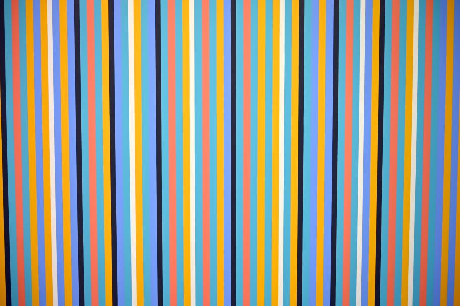 Bridget Riley (1973–2012), Sanfte Maßnahme, Kiel, Kunsthalle, Galerie 1, 1982, Bild 2/3