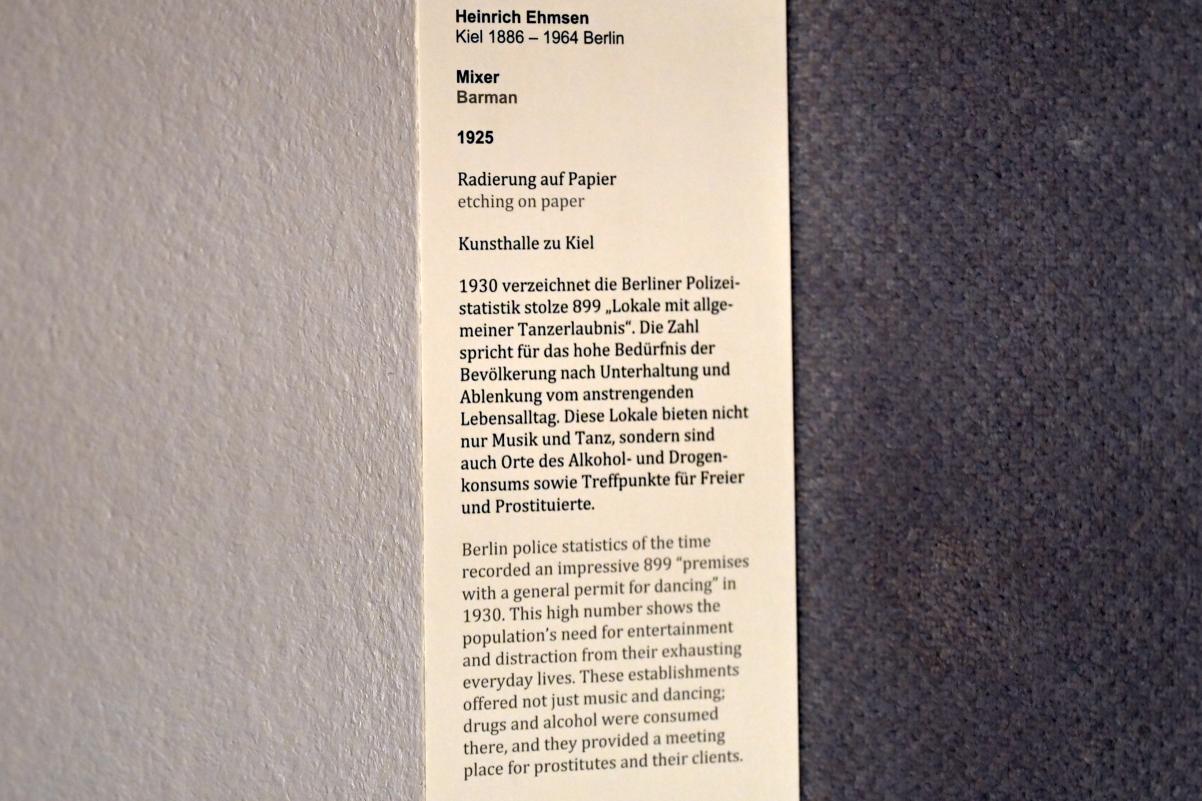Heinrich Ehmsen (1919–1936), Mixer, Kiel, Kunsthalle, ÜberLeben 1, 1925, Bild 2/2