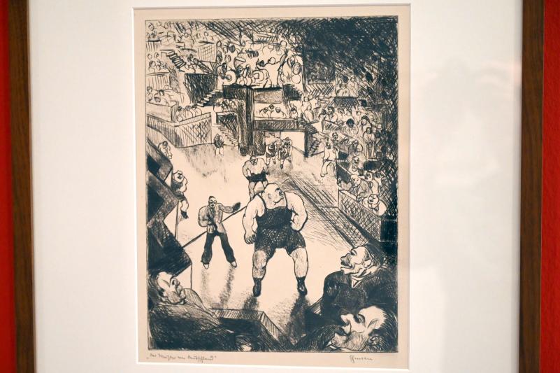 Heinrich Ehmsen (1919–1936), Der Meister von Deutschland, Kiel, Kunsthalle, ÜberLeben 1, 1925