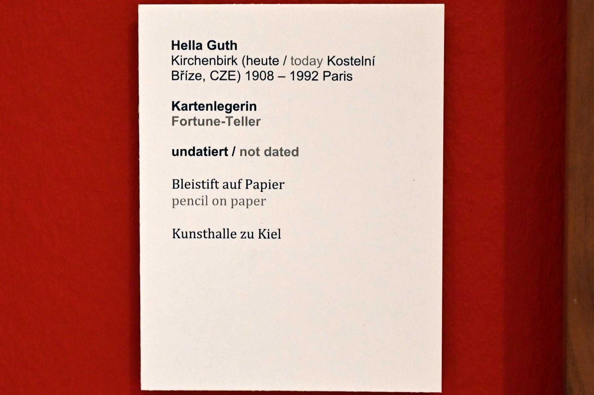 Hella Guth (1933), Kartenlegerin, Kiel, Kunsthalle, ÜberLeben 1, Undatiert, Bild 2/2
