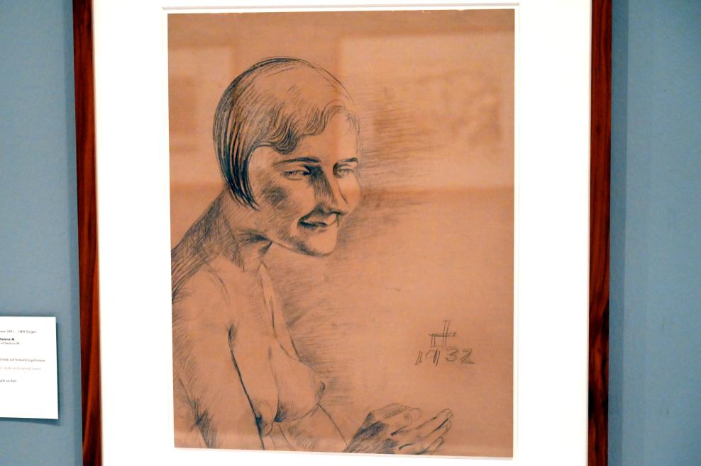 Otto Dix (1913–1949), Bildnis Helene M., Kiel, Kunsthalle, ÜberLeben 2, 1932