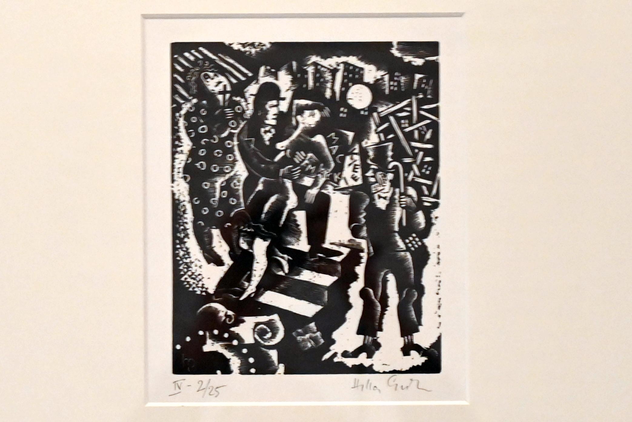 Hella Guth (1933), Barbara Song (Durch ein kleines Lied deutet Polly ihren Eltern ihre Verheiratung mit dem Räuber Macheath an.), Kiel, Kunsthalle, ÜberLeben 3, 1933