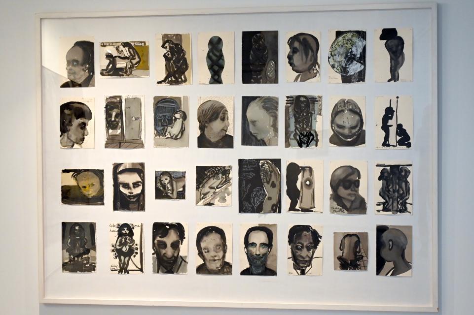 Marlene Dumas (1987–2016), d-IX Serie, Kiel, Kunsthalle, Galerie 4, 1992