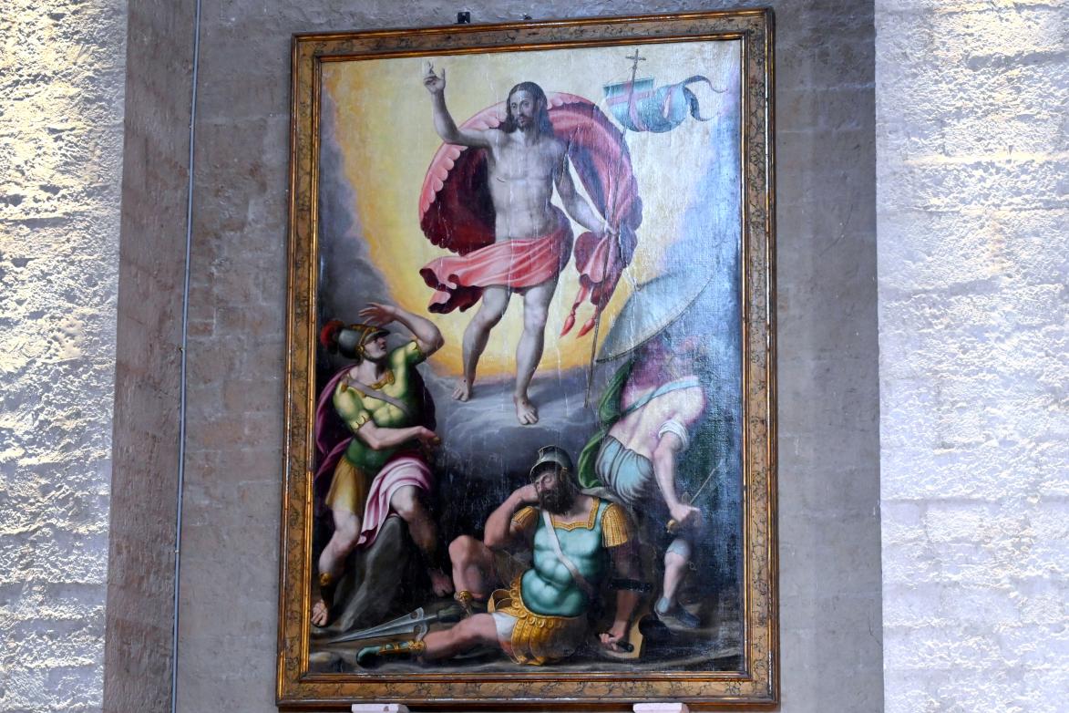 Virgilio Nucci (1575–1618), Auferstehung Christi, Gubbio, Chiesa di San Giovanni Battista, jetzt Gubbio, Kathedrale Santi Mariano e Giacomo, 1588