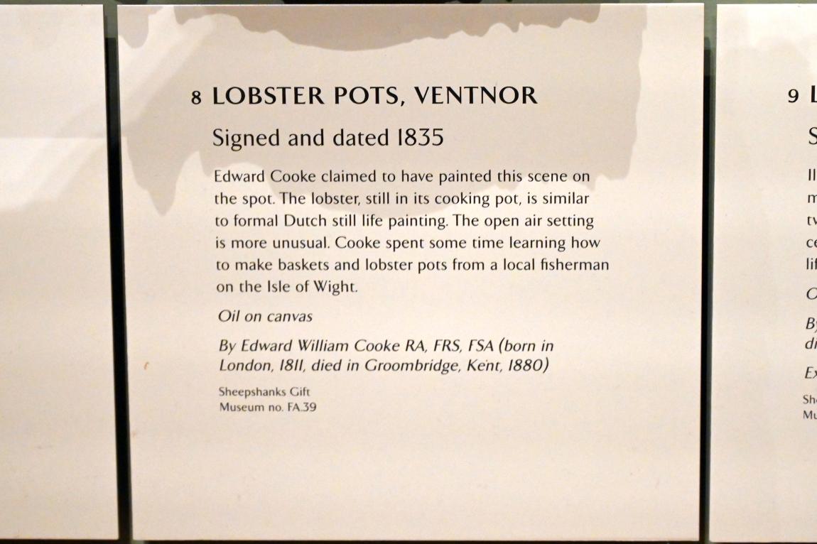 Edward William Cooke (1835), Hummertopf, Ventnor, London, Victoria and Albert Museum, 3. Etage, Britain, 1835, Bild 2/2