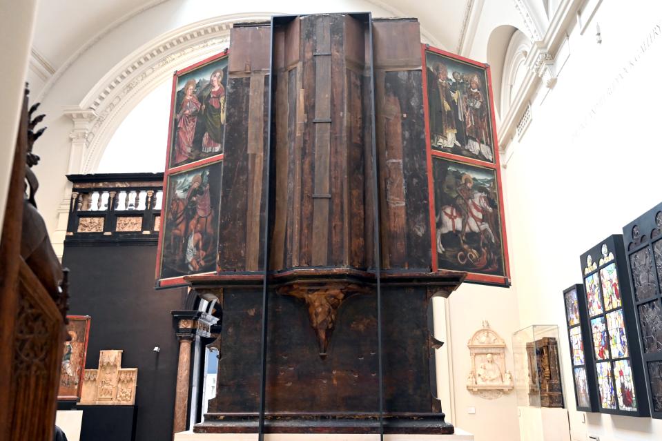 Ruprecht Potsch (1505–1509), Brixner Altar, Klausen, Pfarrkirche St. Andreas, jetzt London, Victoria and Albert Museum, 0. Etage, Mittelalter und Renaissance, um 1500–1510, Bild 2/3