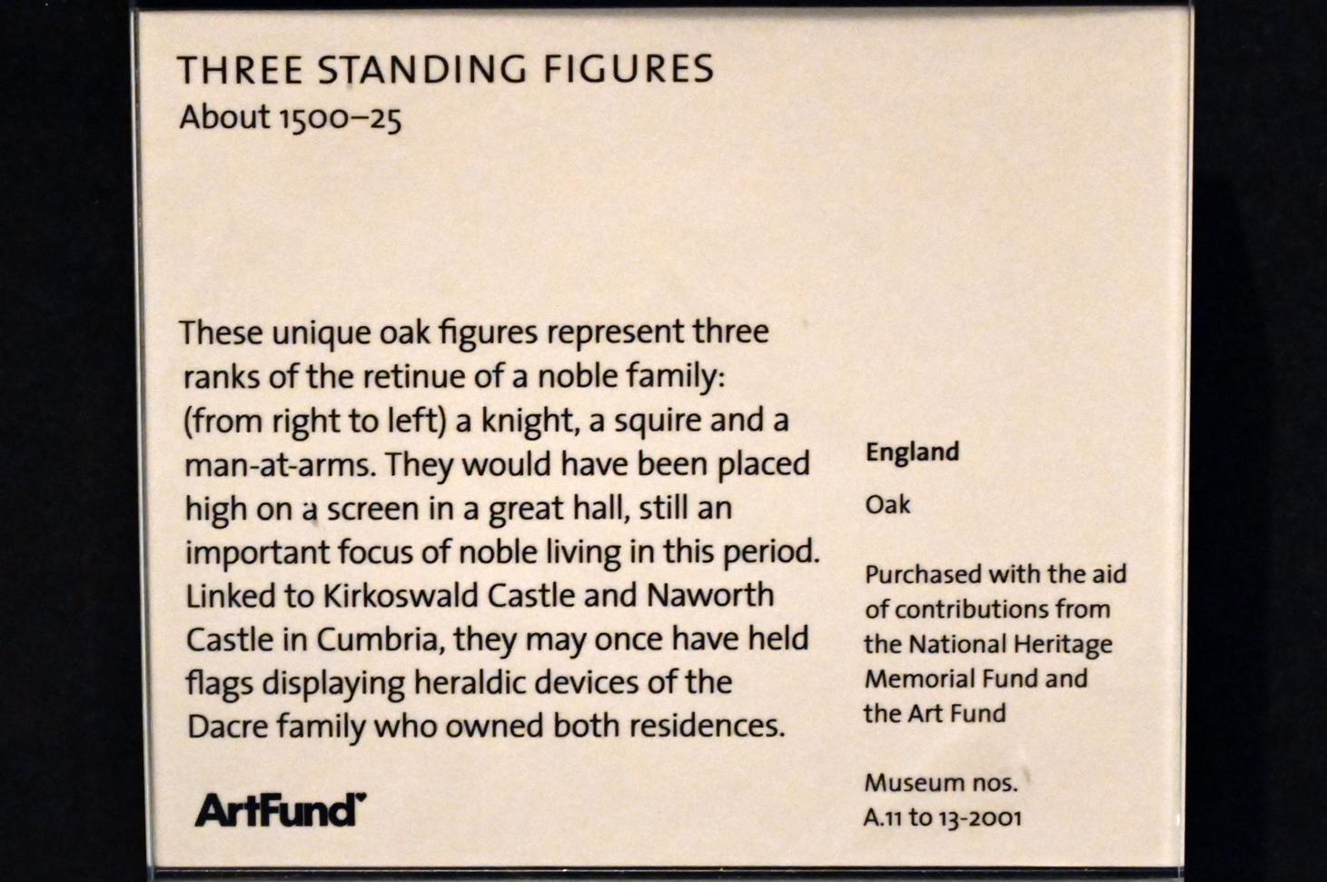 Drei Standfiguren, London, Victoria and Albert Museum, -1. Etage, Mittelalter und Renaissance, um 1500–1525, Bild 5/5