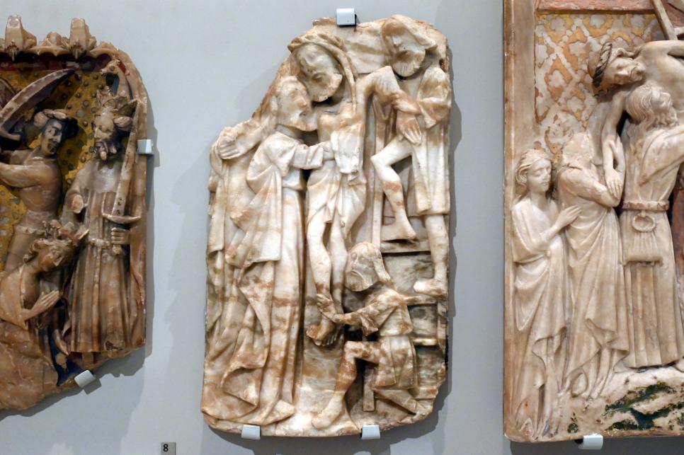Kreuzabnahme Christi, London, Victoria and Albert Museum, -1. Etage, Mittelalter und Renaissance, um 1450–1500