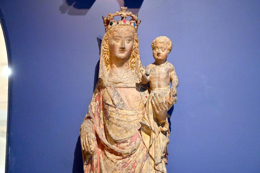 Maria mit Kind, London, Victoria and Albert Museum, -1. Etage, Mittelalter und Renaissance, 1350–1370, Bild 2/2