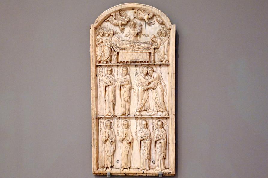 Entschlafung der Gottesmutter und Heilige, London, Victoria and Albert Museum, -1. Etage, Mittelalter und Renaissance, um 1000