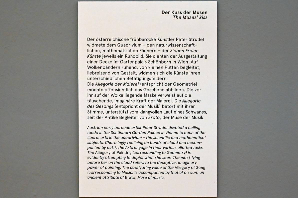Peter Strudel (1692–1711), Die vier freien Künste: Allegorie der Malerei, Wien, Gartenpalais Schönborn, jetzt Salzburg, Salzburger Residenz, Residenzgalerie, um 1710–1712, Bild 3/3