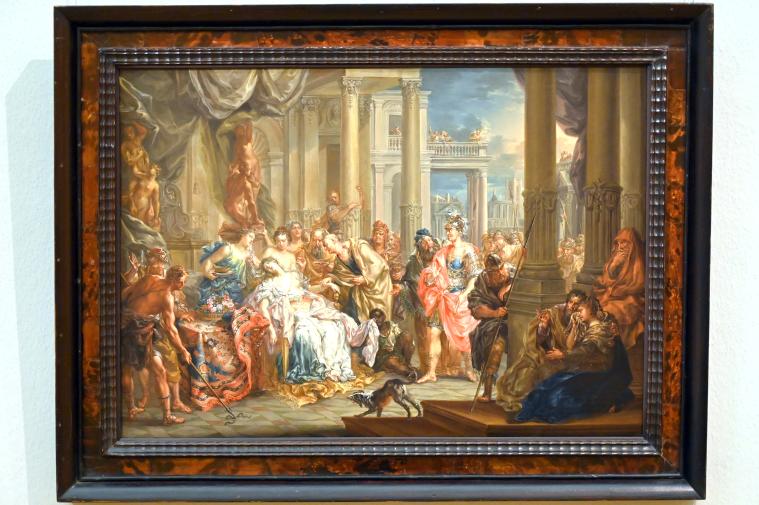 Johann Georg Platzer (1725–1750), Tod der Kleopatra, Salzburg, Salzburger Residenz, Residenzgalerie, 1739