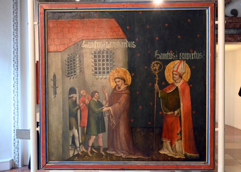 Meister des Pfarrwerfener Altars (1427), Hl. Rupert, Pfarrwerfen, Pfarrkirche St. Cyriakus, jetzt Salzburg, Dommuseum Salzburg, um 1425–1430