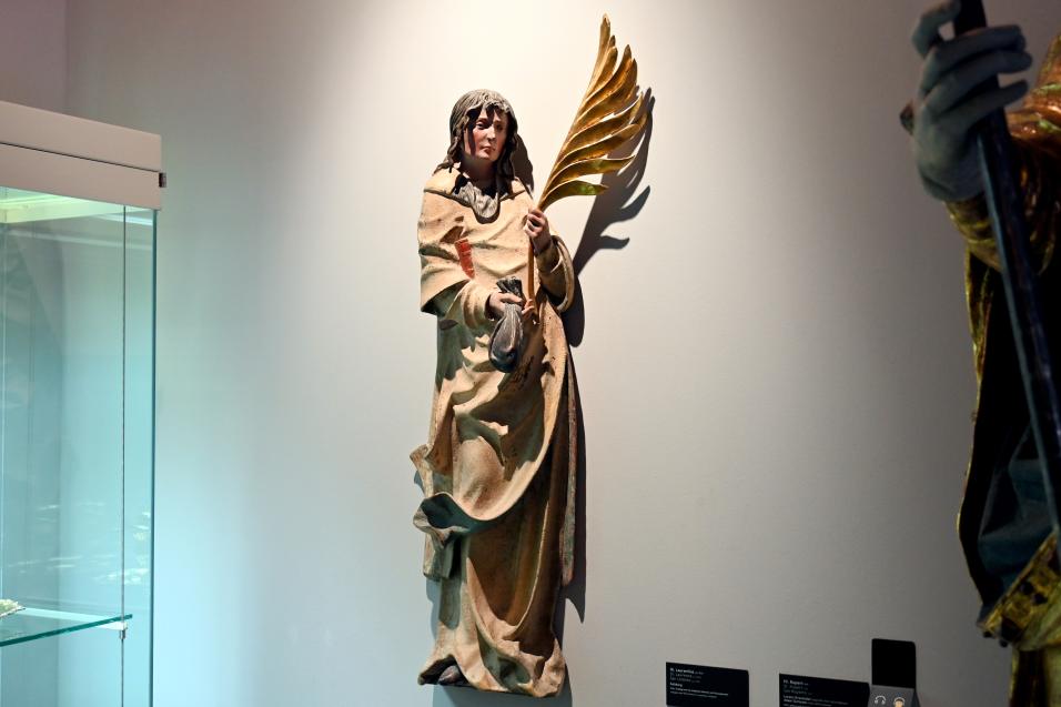 Hl. Laurentius, Embach, Pfarrkirche St. Laurentius, jetzt Salzburg, Dommuseum Salzburg, um 1520, Bild 2/3