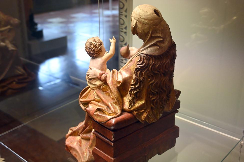 Michael Pacher (Umkreis) (1498), Thronende Madonna mit Kind, Salzburg, Dommuseum Salzburg, um 1495–1500, Bild 4/6