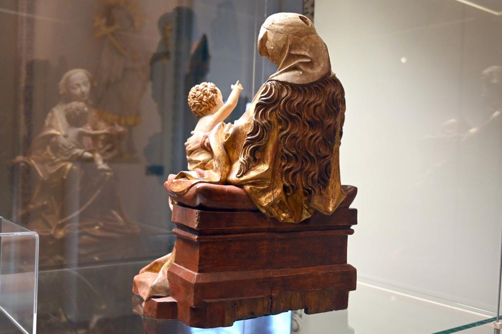 Michael Pacher (Umkreis) (1498), Thronende Madonna mit Kind, Salzburg, Dommuseum Salzburg, um 1495–1500, Bild 5/6