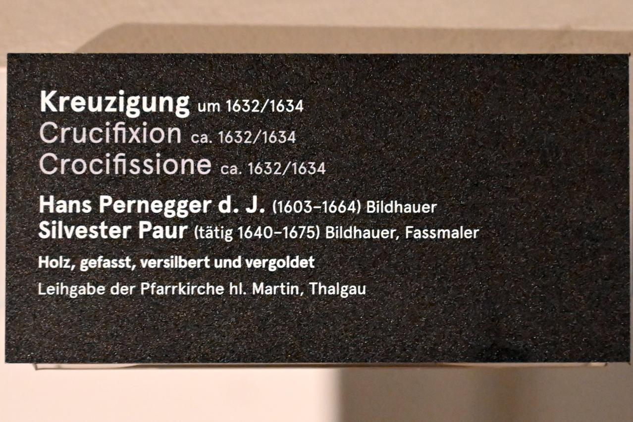 Hans Pernegger der Jüngere (1633), Kreuzigung, Salzburg, Dommuseum Salzburg, um 1632–1634, Bild 3/3