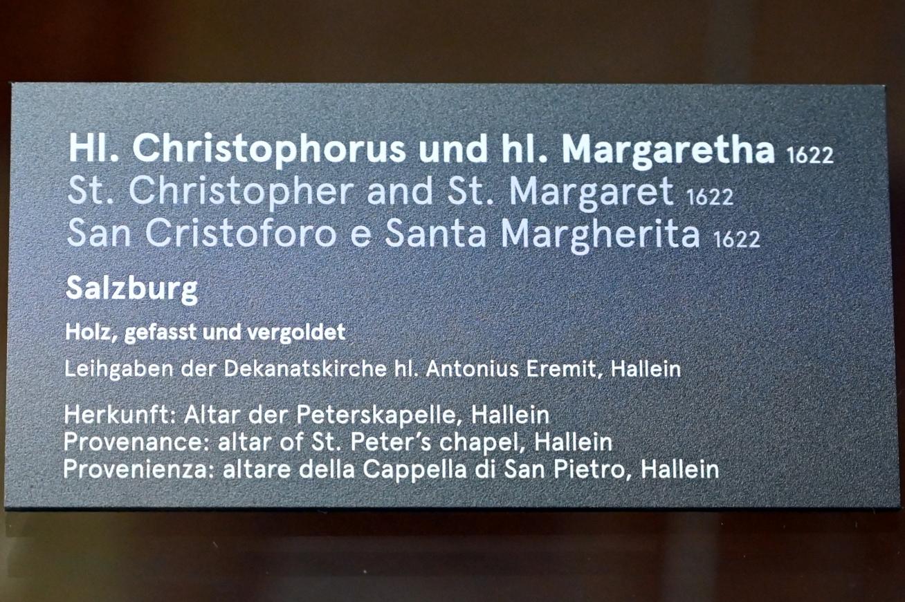 Hl. Christophorus, Hallein, Peterskapelle, jetzt Salzburg, Dommuseum Salzburg, 1622, Bild 2/2