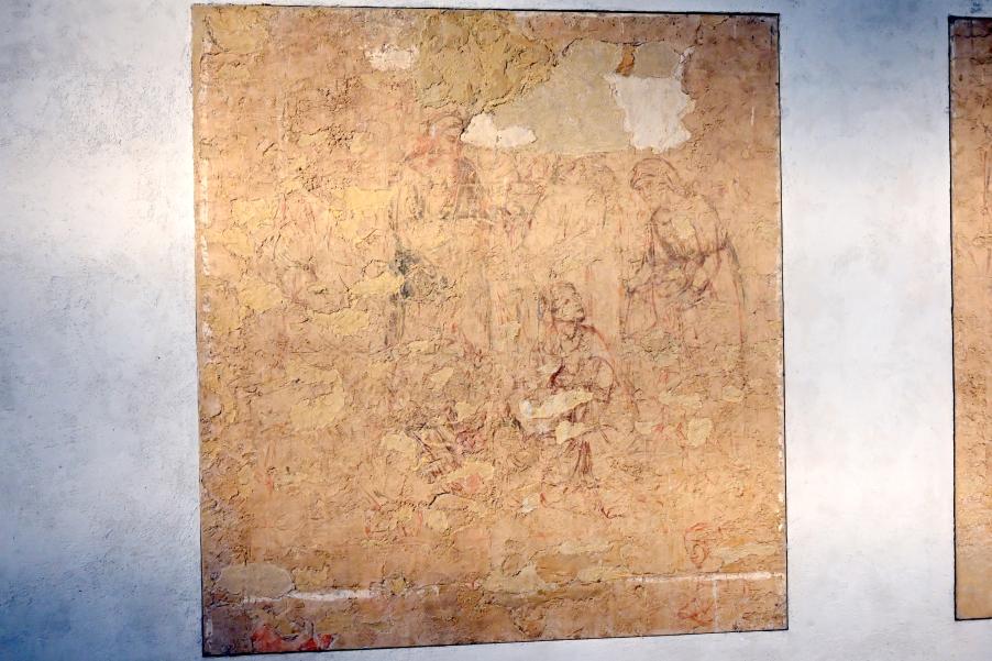 Vorzeichnungen der Fresken mit Szenen aus dem Alten und Neuen Testament, Mezzaratta, Chiesa di Santa Apollonia (Santa Maria), jetzt Bologna, Pinacoteca Nazionale, Saal 7, 1338–1380, Bild 2/14