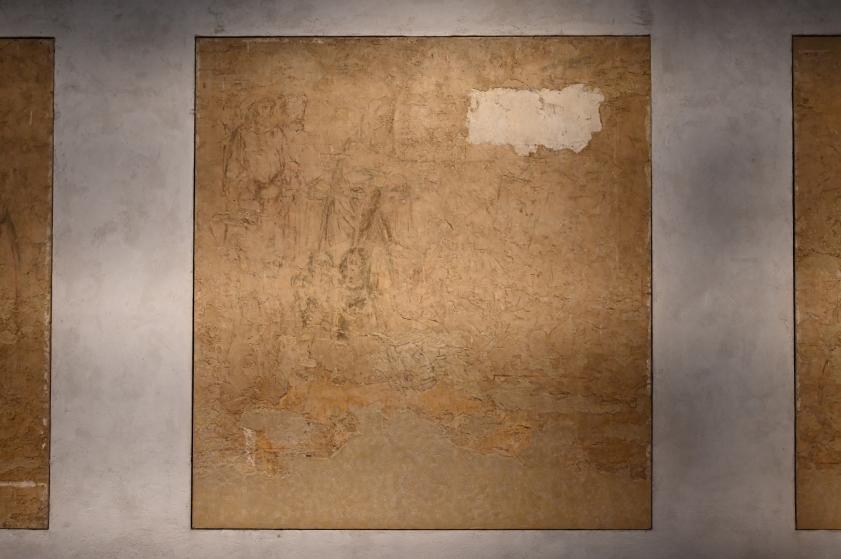 Vorzeichnungen der Fresken mit Szenen aus dem Alten und Neuen Testament, Mezzaratta, Chiesa di Santa Apollonia (Santa Maria), jetzt Bologna, Pinacoteca Nazionale, Saal 7, 1338–1380, Bild 3/14