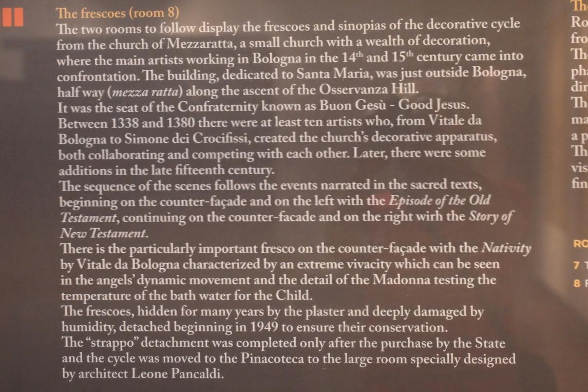 Vorzeichnungen der Fresken mit Szenen aus dem Alten und Neuen Testament, Mezzaratta, Chiesa di Santa Apollonia (Santa Maria), jetzt Bologna, Pinacoteca Nazionale, Saal 7, 1338–1380, Bild 13/14