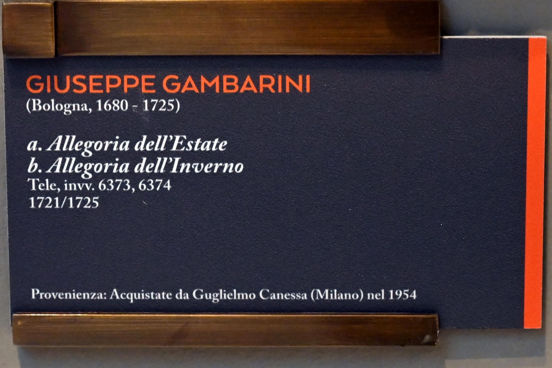 Giuseppe Gambarini (1719–1723), Allegorie des Winters, Bologna, Pinacoteca Nazionale, Saal 30, 1721–1725, Bild 2/2