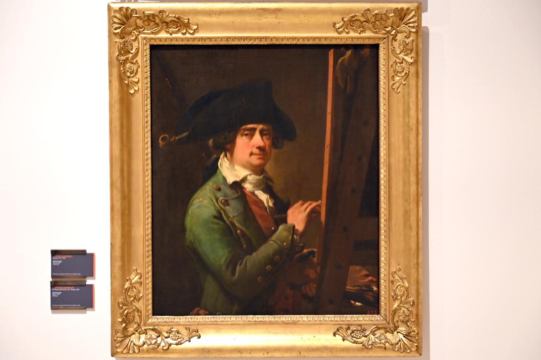 Gaetano Gandolfi (1755–1782), Selbstporträt, Bologna, Pinacoteca Nazionale, Saal 28, um 1780, Bild 1/2