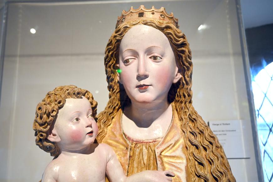 Maria mit Kind, Straßburg, Musée de l’Œuvre Notre-Dame (Frauenhausmuseum), um 1460, Bild 3/5