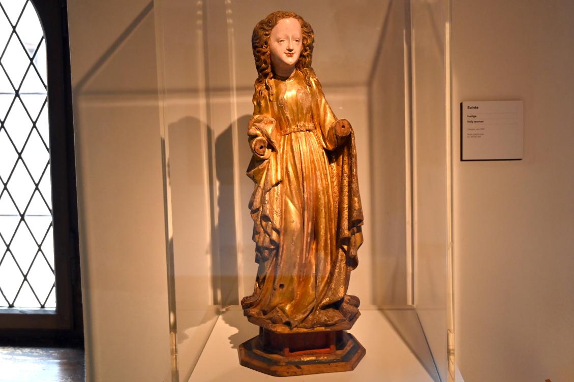 Weibliche Heilige, Straßburg, Musée de l’Œuvre Notre-Dame (Frauenhausmuseum), um 1430, Bild 1/3