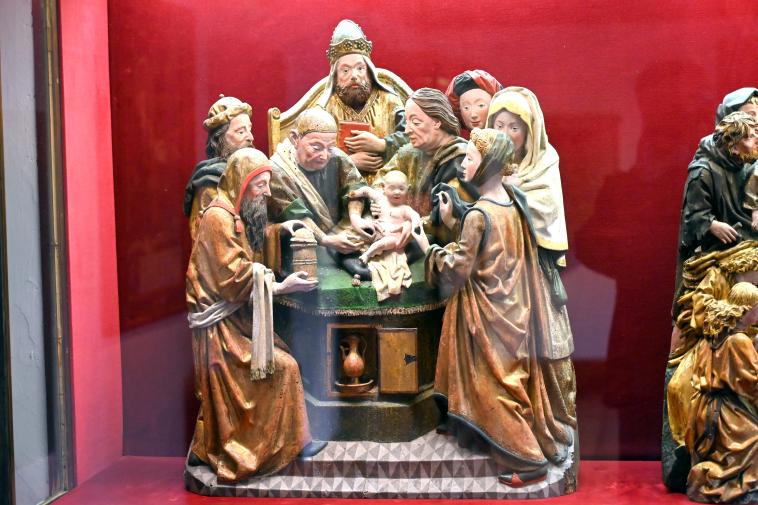 Beschneidung Christi, Molsheim, Chartreuse de Molsheim, jetzt Straßburg, Musée de l’Œuvre Notre-Dame (Frauenhausmuseum), um 1460, Bild 1/2