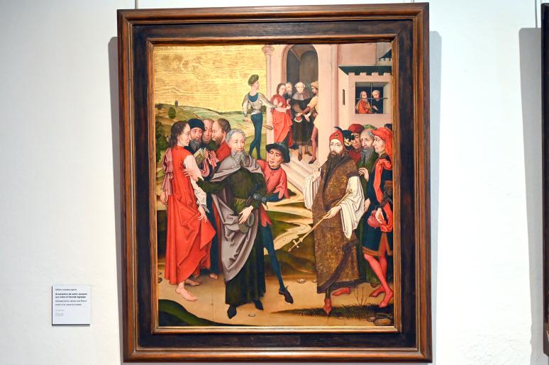 Gefangennahme Jakobus des Älteren, Straßburg, Musée de l’Œuvre Notre-Dame (Frauenhausmuseum), um 1480–1490, Bild 1/2