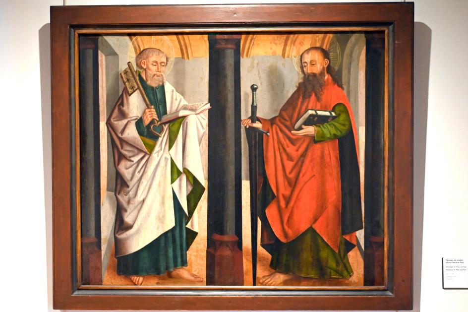 Heilige Petrus und Paulus, Straßburg, Musée de l’Œuvre Notre-Dame (Frauenhausmuseum), um 1460
