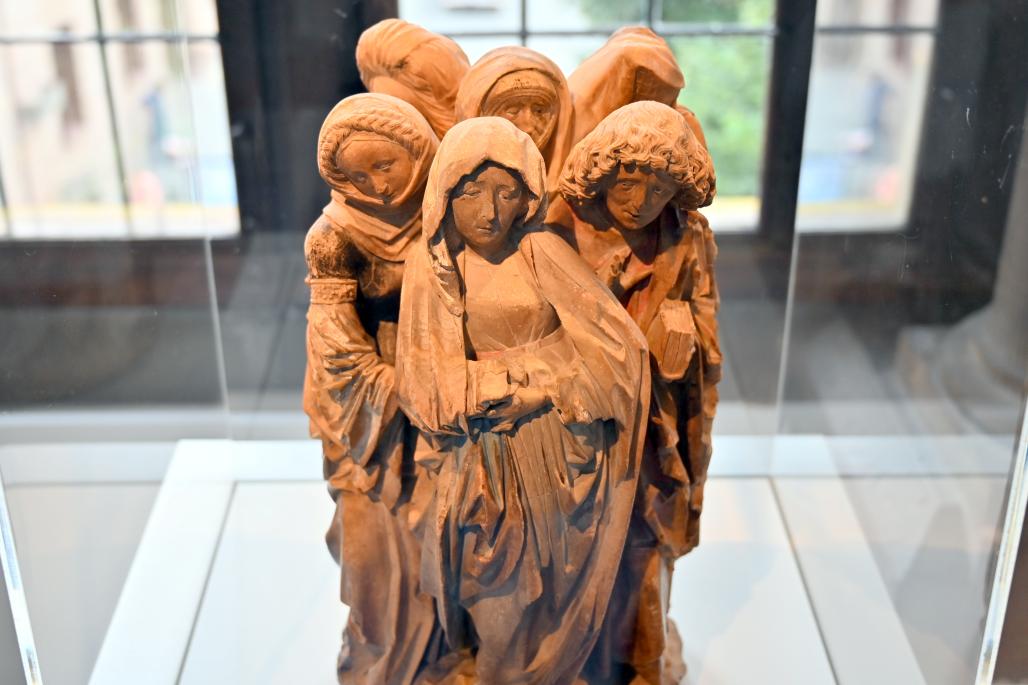 Figurengruppe einer Kreuzigung: Johannes und Maria mit Frauen, Straßburg, Musée de l’Œuvre Notre-Dame (Frauenhausmuseum), um 1470–1480, Bild 2/5