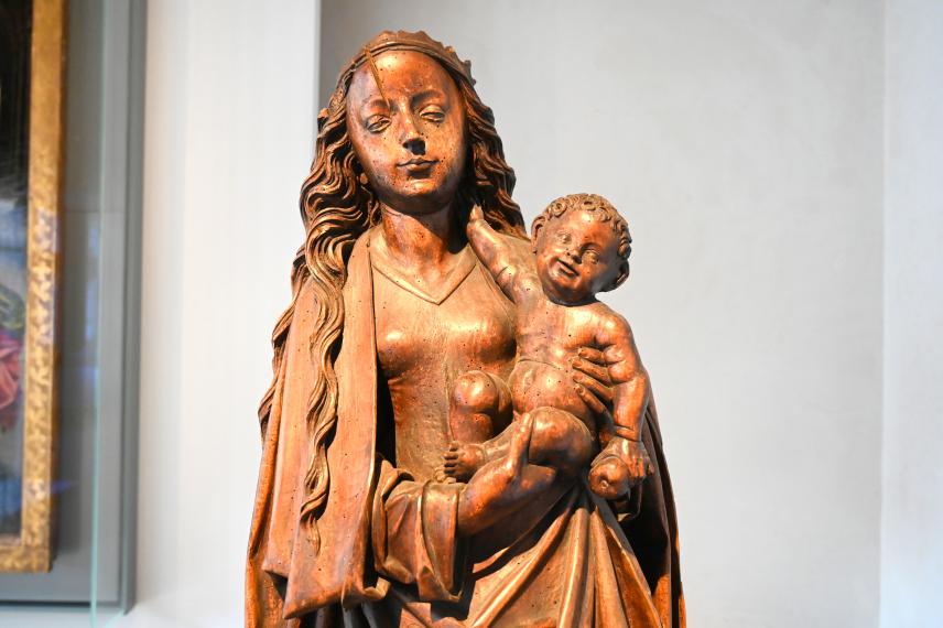 Maria mit Kind auf der Mondsichel, Straßburg, Musée de l’Œuvre Notre-Dame (Frauenhausmuseum), Ende 15. Jhd., Bild 3/4