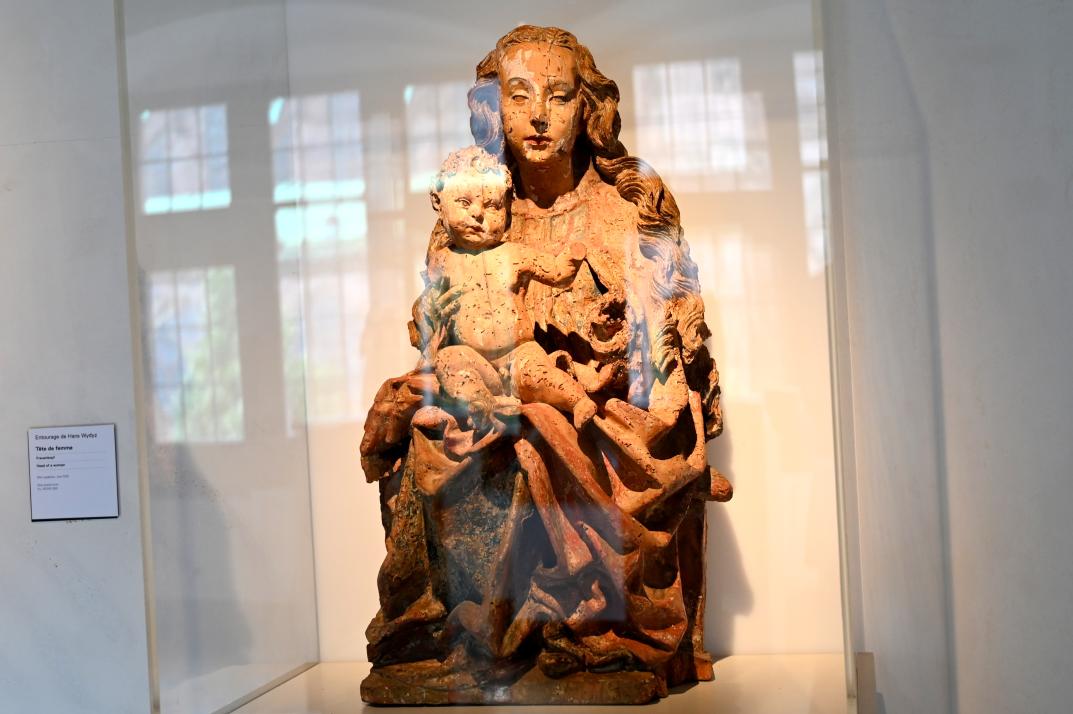 Thronende Maria mit Kind, Straßburg, Musée de l’Œuvre Notre-Dame (Frauenhausmuseum), um 1480, Bild 2/4