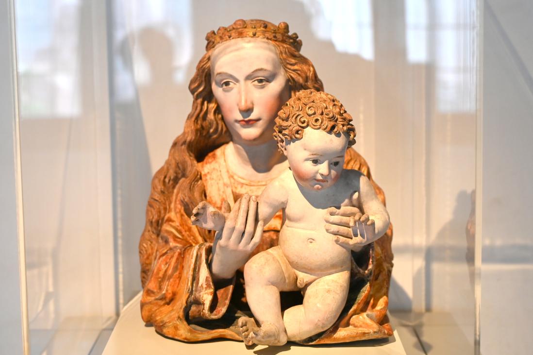Büste von Maria mit Kind, Straßburg, Musée de l’Œuvre Notre-Dame (Frauenhausmuseum), um 1460